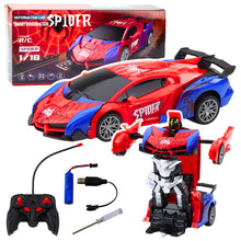 Auto robot pavouk na dálkové ovládání – 2v1 se světly