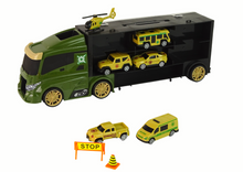 Auto s kufříkem – na auta a helikoptéru | zelená