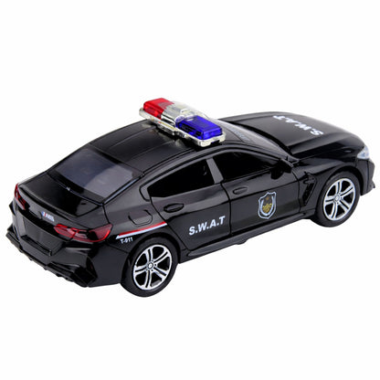 Auto speciální jednotky SWAT s otvíracími dveřmi a zvuky