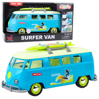 Auto surferský van se světly a zvuky – turkysové