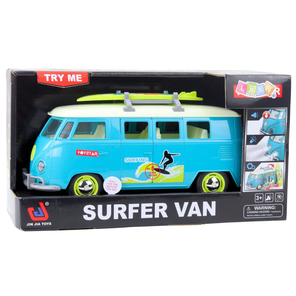 Auto surferský van se světly a zvuky – turkysové