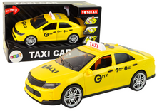 Auto taxi 1:14 – s efekty světla a zvuku | žluté