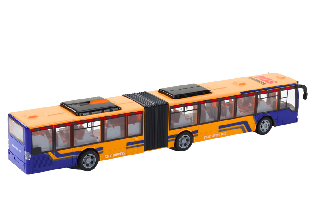 Autobus městský kloubový na dálkové ovládání RC oranžový