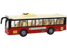 Autobus na baterie se světly a zvuky – červený 1:16