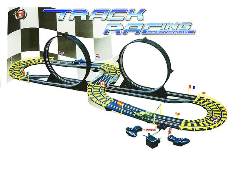 Autodráha s dvěma auty a smyčkami 565 cm – Track Racing