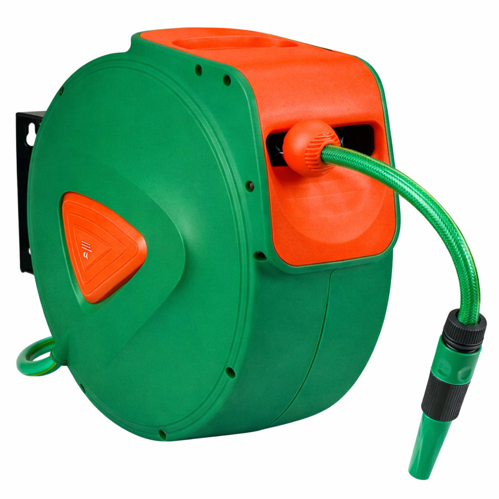 Automatický nástěnný navíječ zahradní hadice 20m + 2m