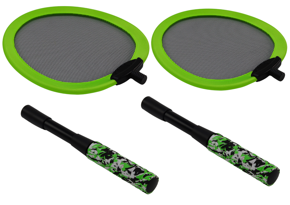 Badmintonové rakety s míčky pro děti – zelené