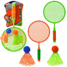 Badmintonový set 2 rakety 2 míčky – s pěnovými koncovkami