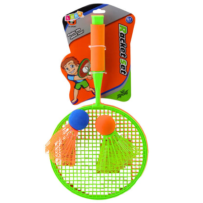 Badmintonový set 2 rakety 2 míčky – s pěnovými koncovkami