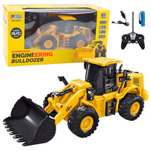 Bagr buldozer na dálkové ovládání RC 2.4G 9CH žlutý