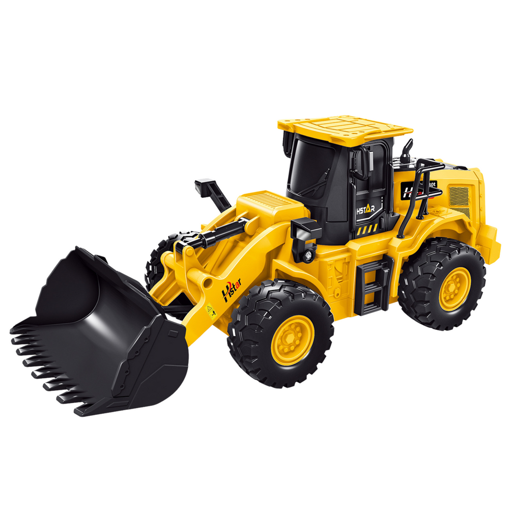 Bagr buldozer na dálkové ovládání RC 2.4G 9CH žlutý
