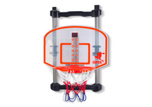 Basketbalový koš regulovatelný s míčem a pumpičkou na dveře