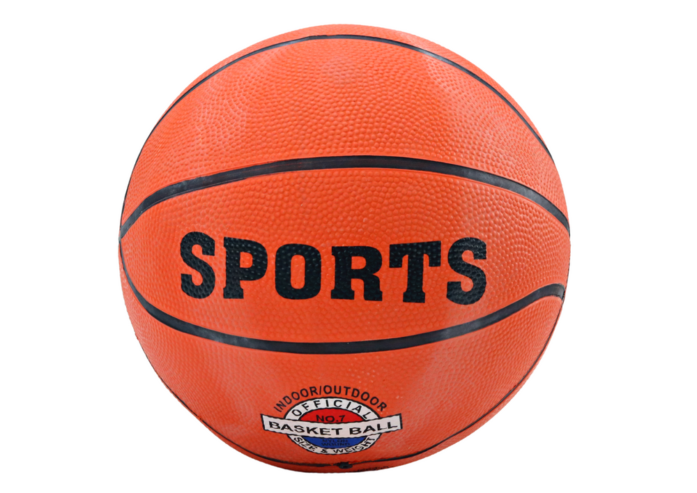 Basketbalový míč oranžový velikost 7 - 7-9 Lbs