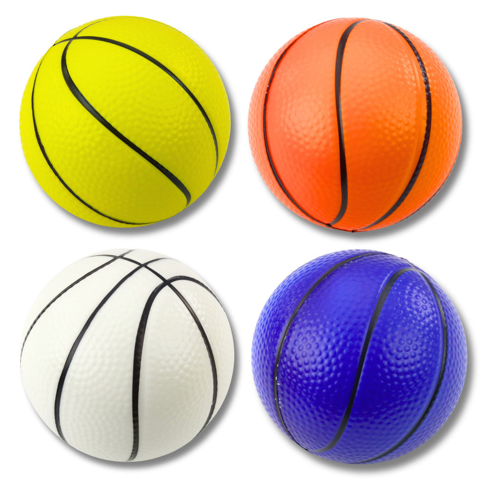 Basketbalový míč pěnový 12cm – pro děti na házení a kopání