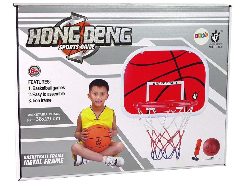 Basketbalový set s košem a míčem – pro děti od 3 let