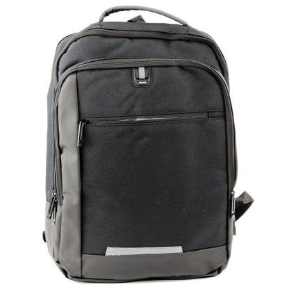 Batoh na laptop s USB portem a přihrádkami černý 16L 45cm