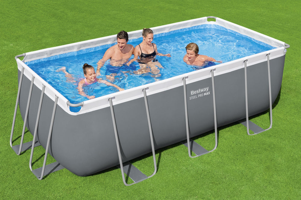 Bazén s konstrukcí 412x201x122 cm s pumpou a žebříkem – Bestway