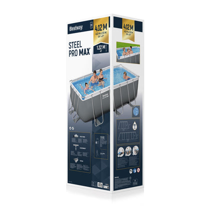 Bazén s konstrukcí 412x201x122 cm s pumpou a žebříkem – Bestway