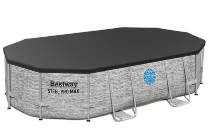Bazén s konstrukcí 427 x 250 x 100 cm s okny a filtrací – Bestway