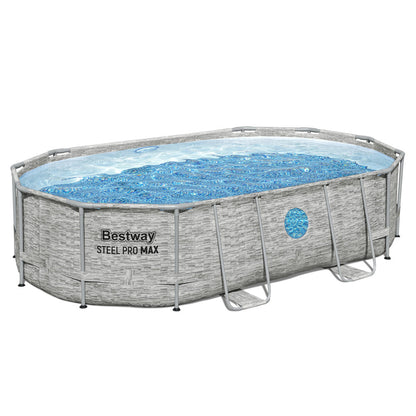 Bazén s konstrukcí 427 x 250 x 100 cm s okny a filtrací – Bestway