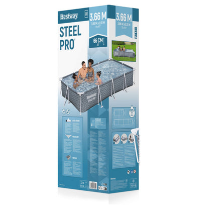 Bazén s rámem 366 x 201 x 66 cm – Bestway