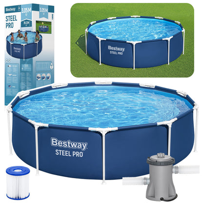 Bazén zahradní s pumpou modrý 305 cm x 76 cm – Bestway