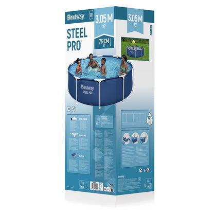Bazén zahradní s pumpou modrý 305 cm x 76 cm – Bestway