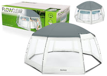 Bazénový stan altán 600x600x295 cm s okny a dveřmi – Bestway