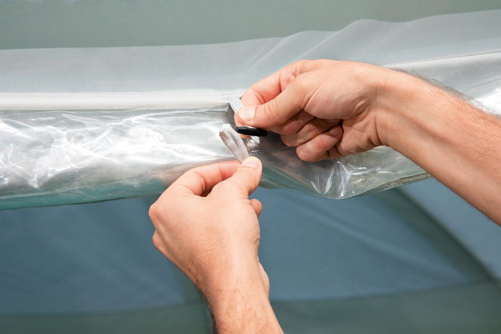 Bazénový stan altán 600x600x295 cm s okny a dveřmi – Bestway