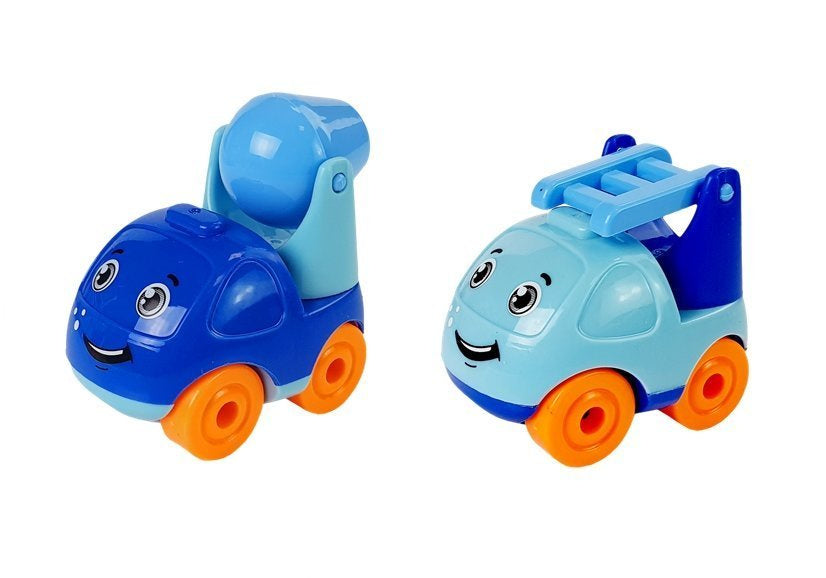 Benzínová pumpa s autíčky světly a zvuky modro žlutá