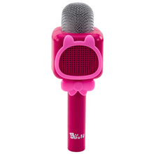 Bezdrátový mikrofon Bluetooth karaoke nahrávání změna hlasu růžový