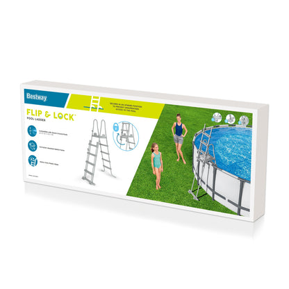 Bezpečný žebřík do bazénu 132 cm – Bestway
