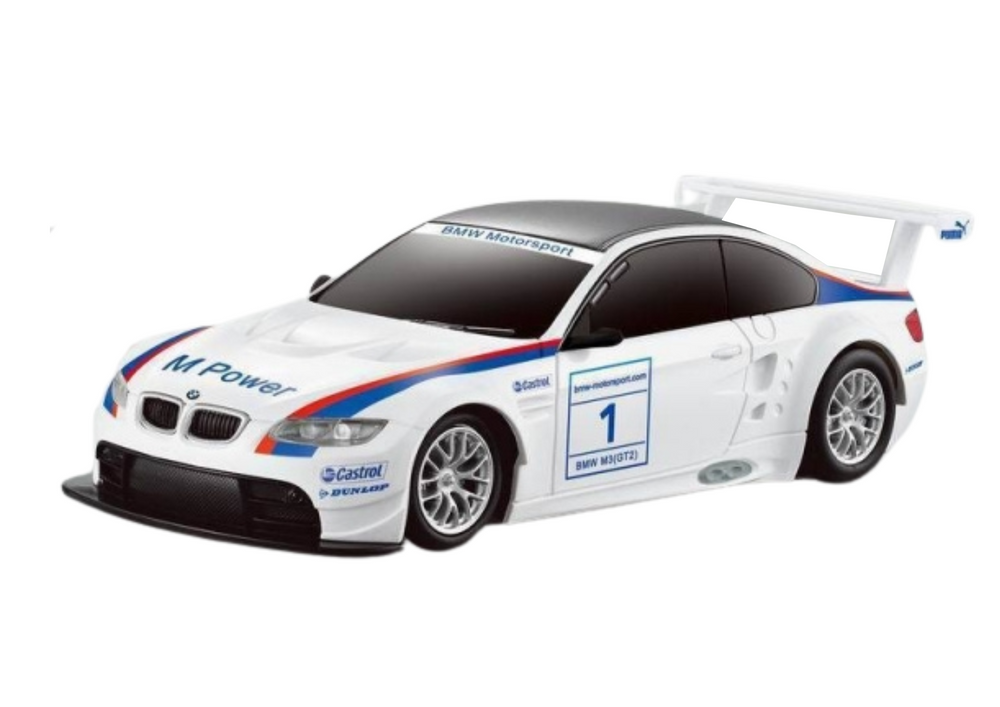 BMW M3 GT2 RC auto na dálkové ovládání bílé 1:24
