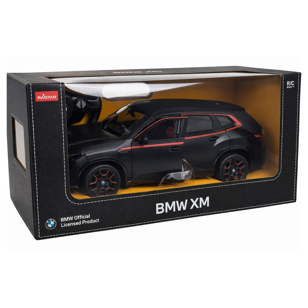 BMW XM auto na dálkové ovládání pro děti – Rastar černé 1:14