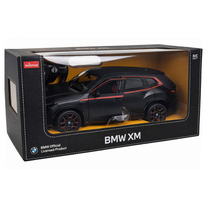 BMW XM auto na dálkové ovládání pro děti – Rastar černé 1:14