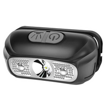 Čelová LED svítilna s čidlem pohybu a USB nabíjením 5h