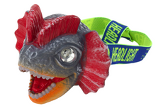 Čelová svítilna Dinosaurus – 3 LED s regulovatelným páskem