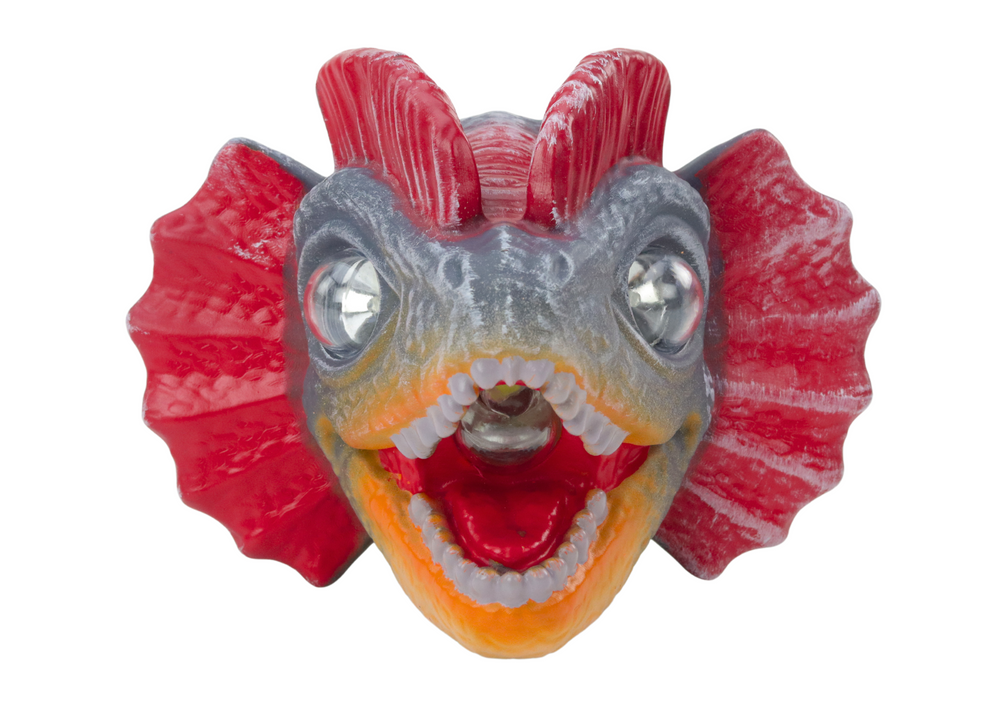 Čelová svítilna Dinosaurus – 3 LED s regulovatelným páskem