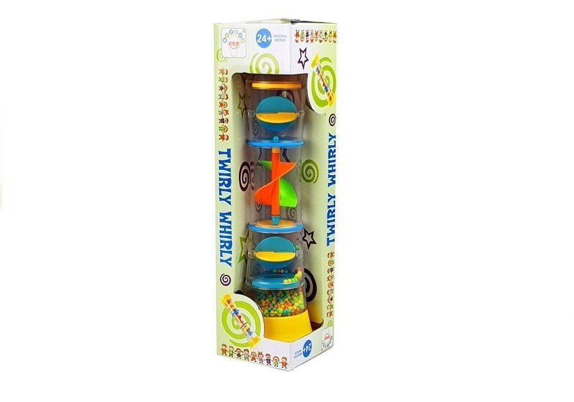 Chrastítko labyrint s kuličkami pro miminka Twirly