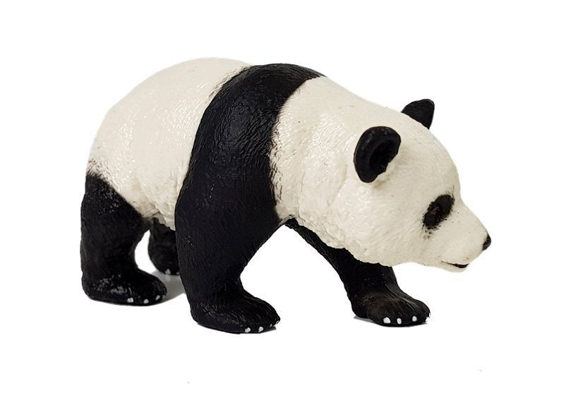 Čtyřkolka s přívěsem a figurkami panda a řidič zelená