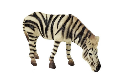 Čtyřkolka s přívěsem a figurkami zebra a řidič zelená