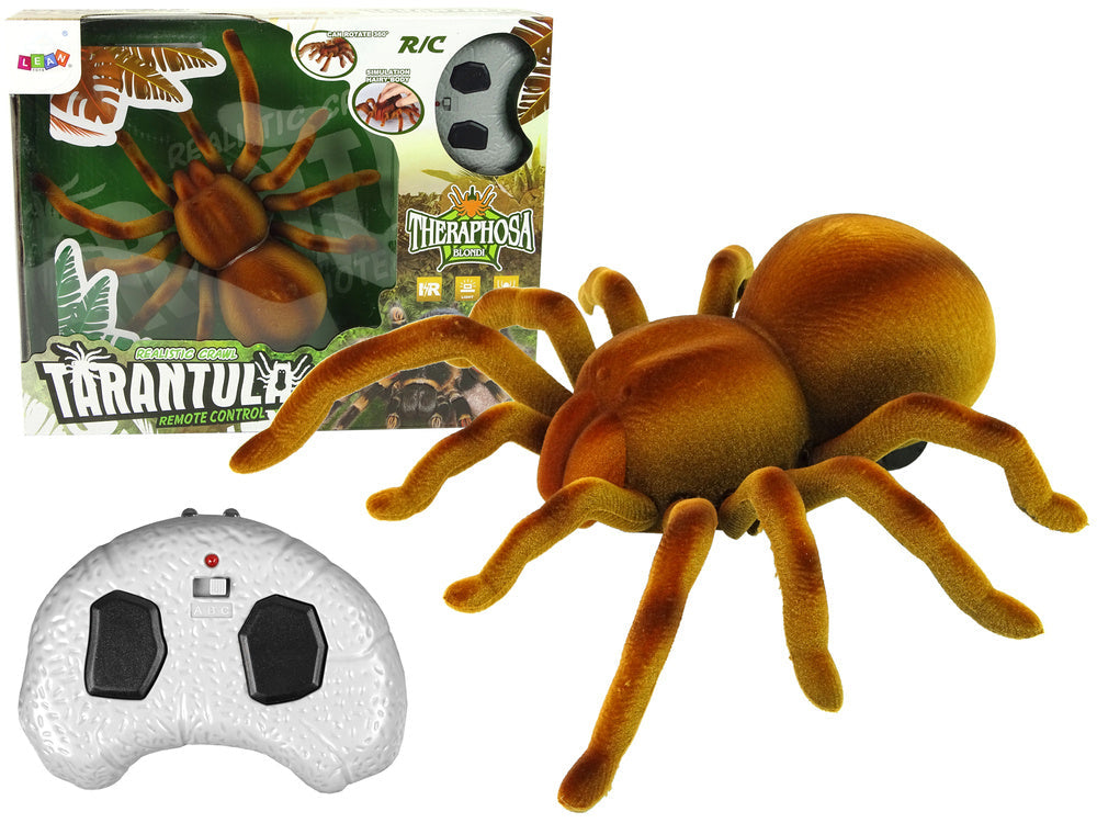 Dálkově ovládaný pavouk tarantule s infračerveným ovládáním hnědý