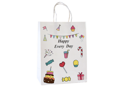 Dárková papírová taška 20x15 cm s nápisem Happy Every Day