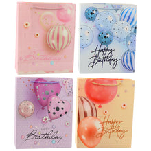 Dárková taška Happy Birthday – s balónky 32x26 cm