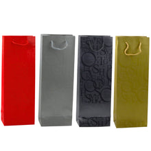 Dárková taška na láhev 35x12x9 cm – elegantní papírová