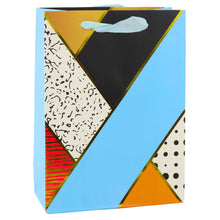 Dárková taška papírová geometrické vzory – 23x18x10,5cm