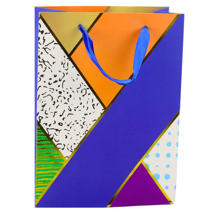 Dárková taška papírová geometrické vzory – 23x18x10,5cm