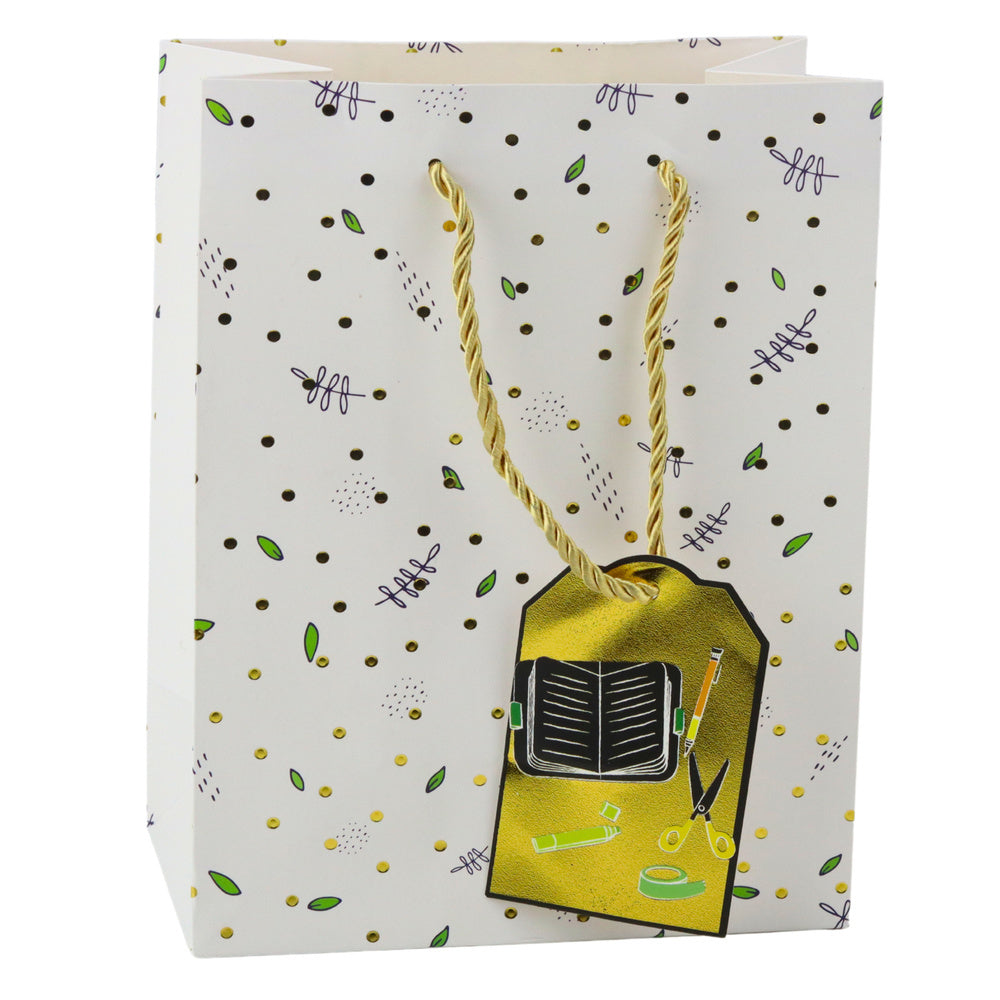 Dárková taška pro žáky a učitele – s přívěskem 32x26x12 cm