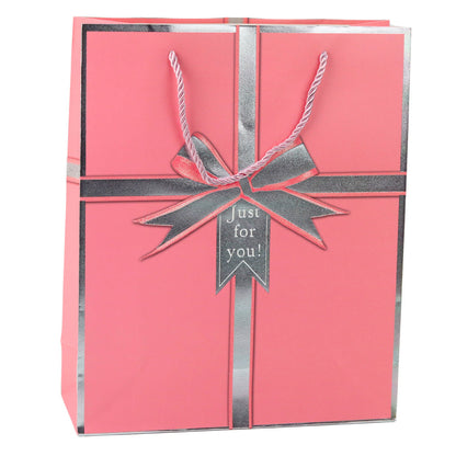Dárková taška s mašlí Just For You – 32x26x12 cm