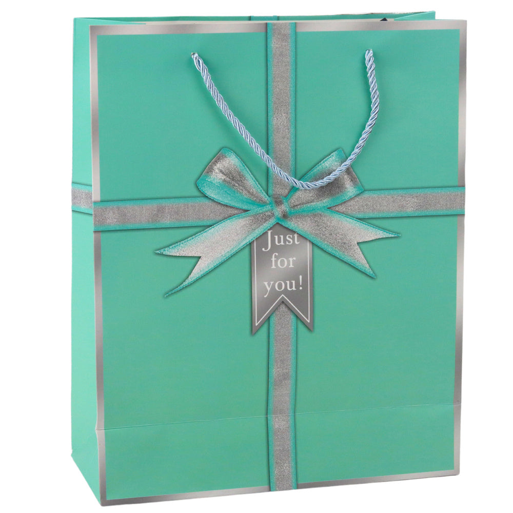 Dárková taška s mašlí Just For You – 32x26x12 cm